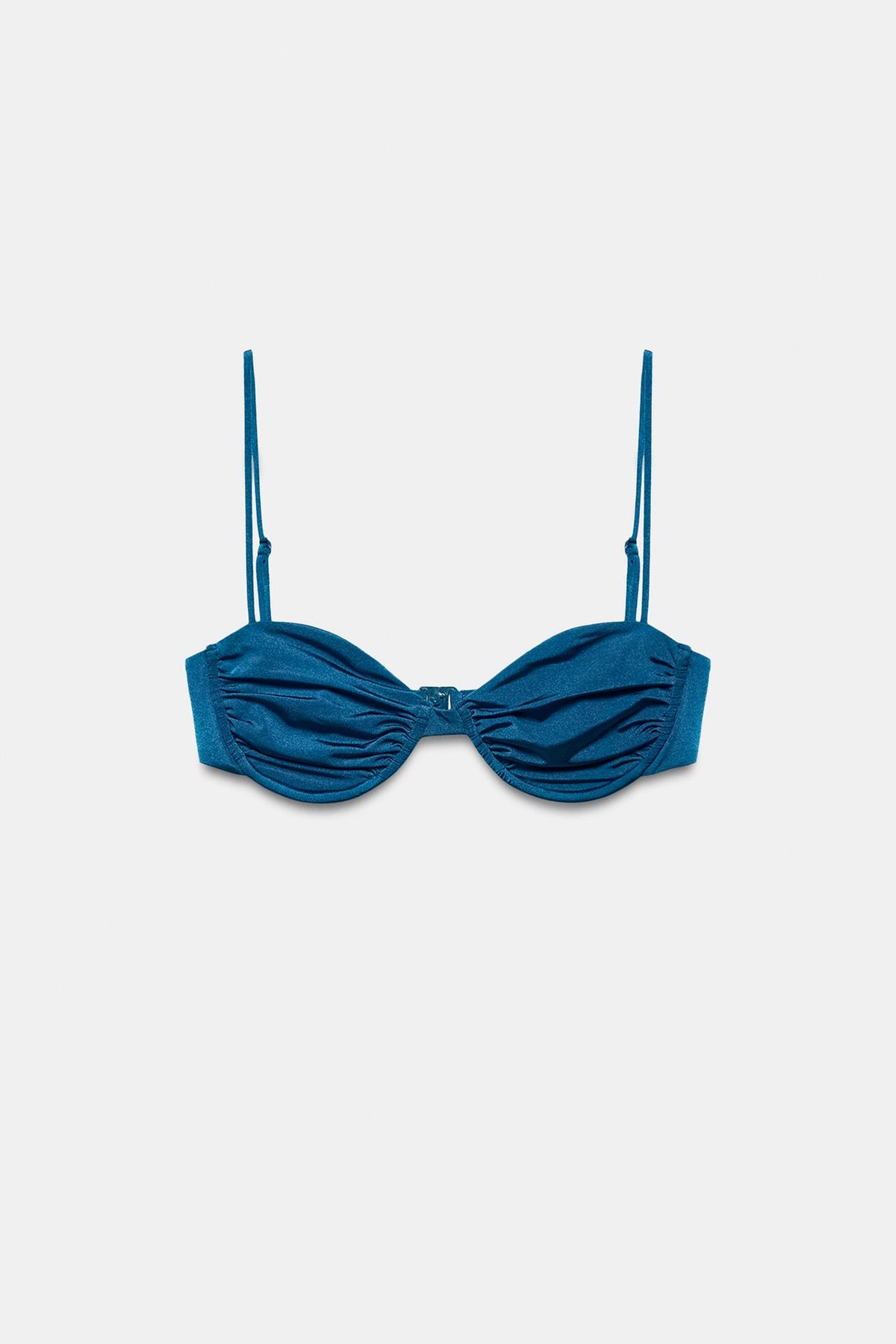 Pleated Underwire Bikini Set, view 3 of 4