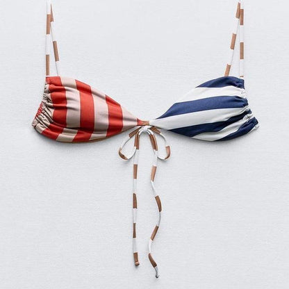 STRIPED BIKINI SET
