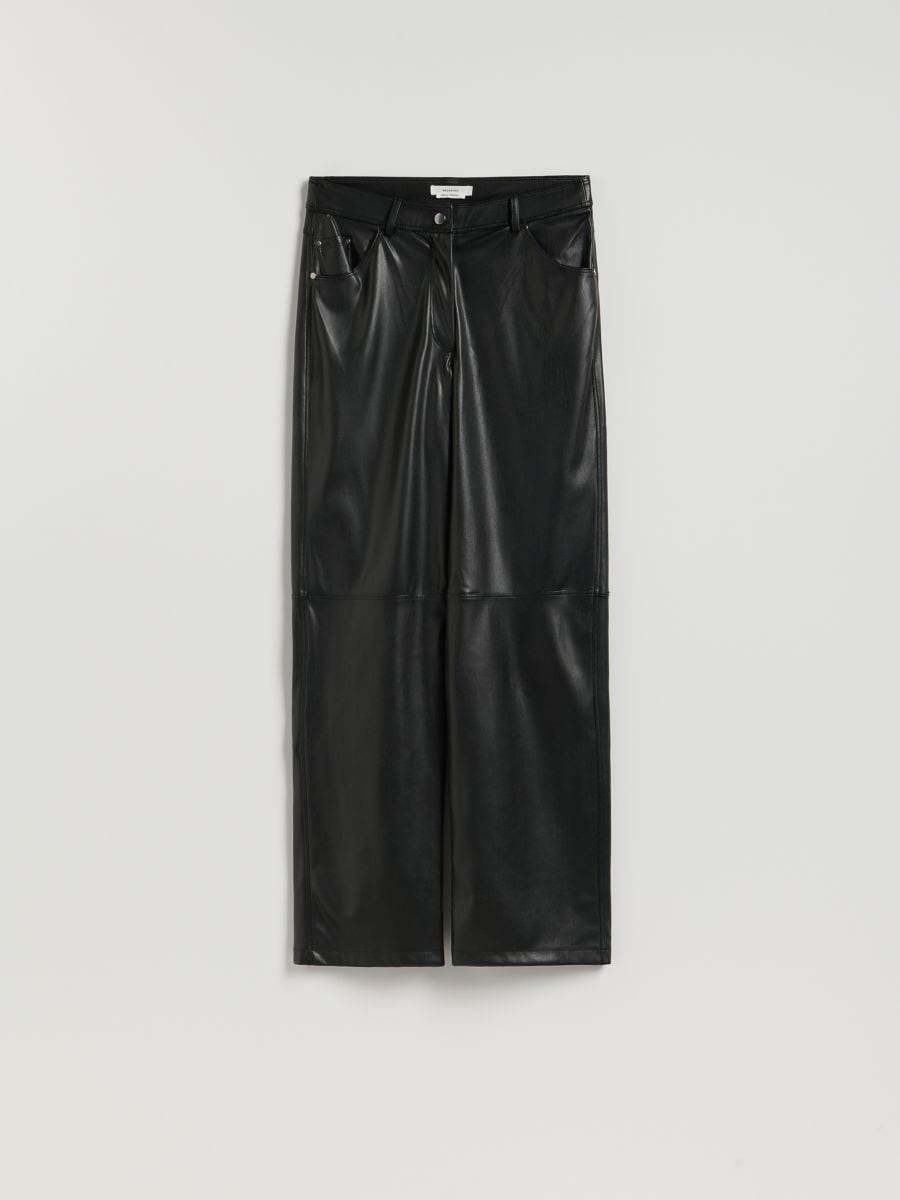 [X5] RESERVED FAUX LEATHER TROUSER