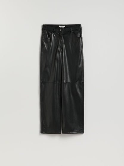 Reserved faux leather trouser