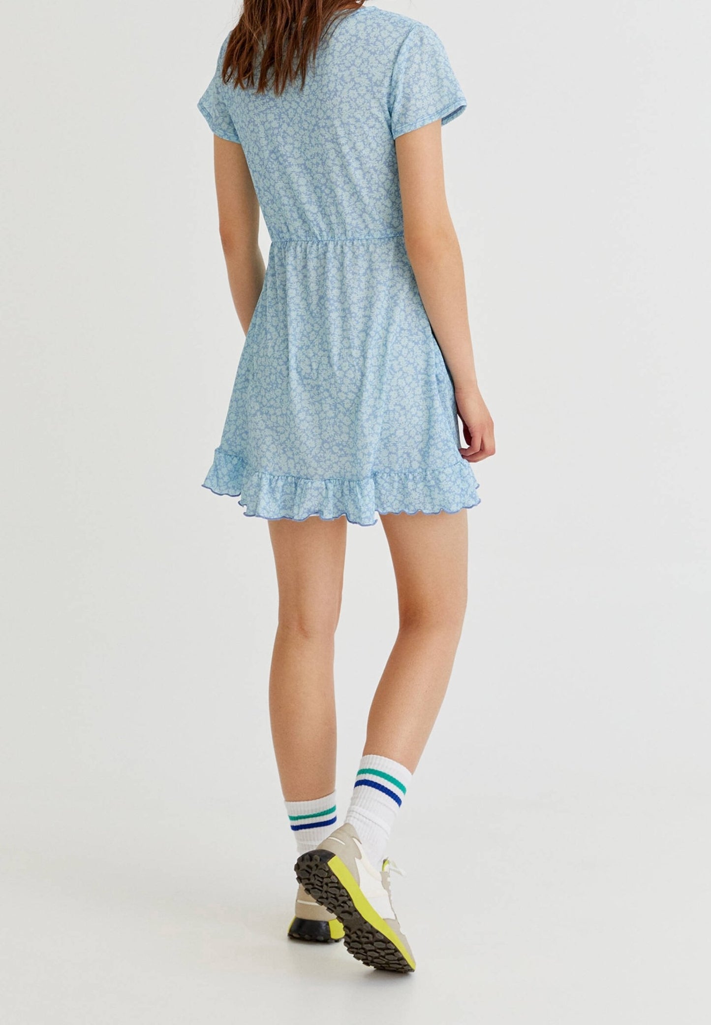 PULL&BEAR Dress - light blue