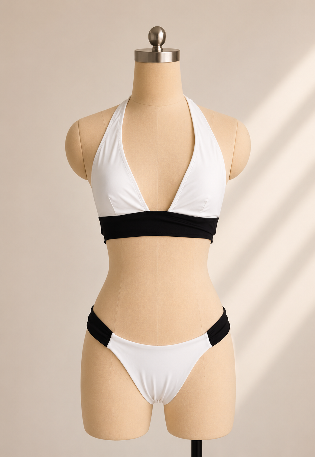 Contrast Triangle Bikini Set, view 1 of 2