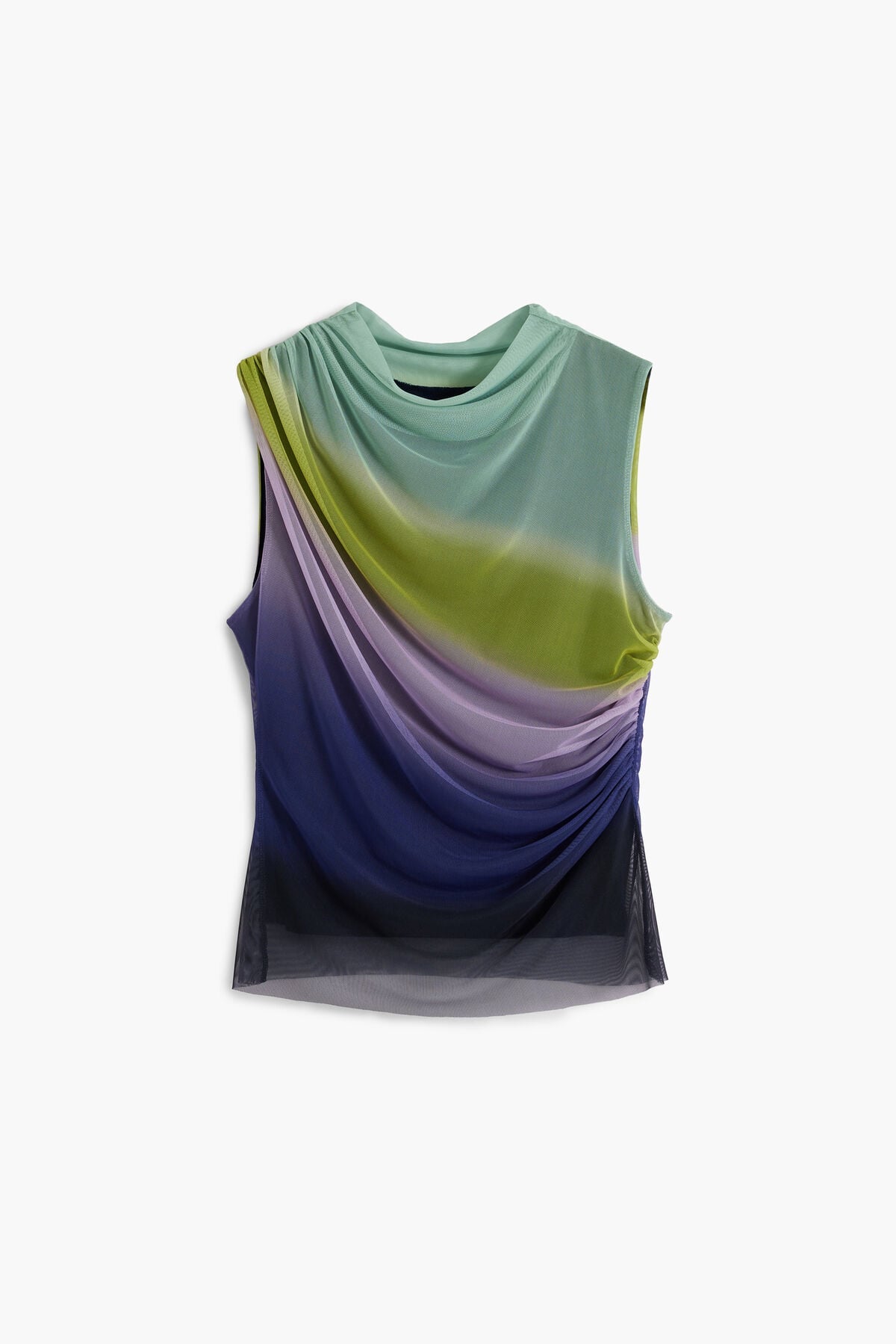 GRADIENT TULLE T-SHIRT