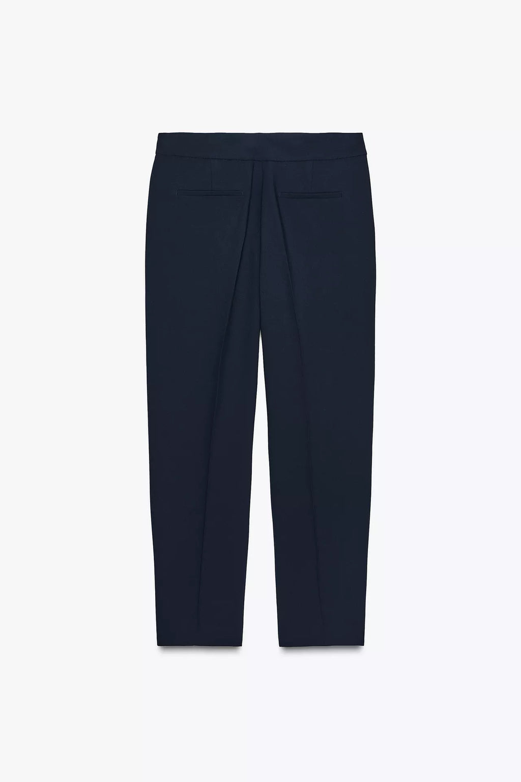 HIGH-WAIST SLIM TROUSERS