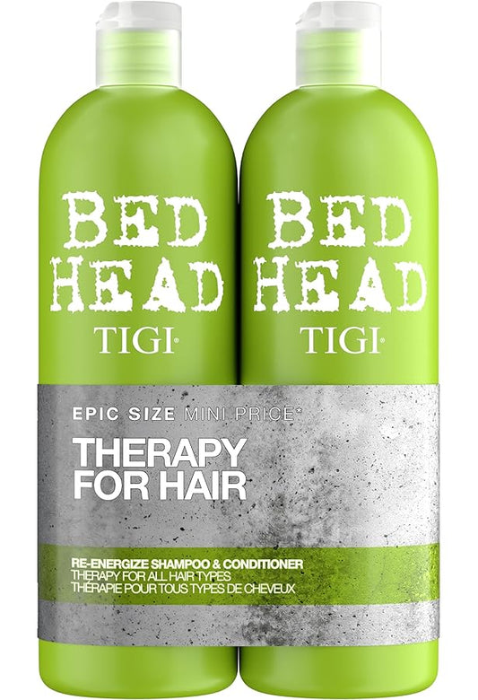 BED HEAD BY TIGI RE-ENERGIZE SHAMPOO & CONDITIONER SET
