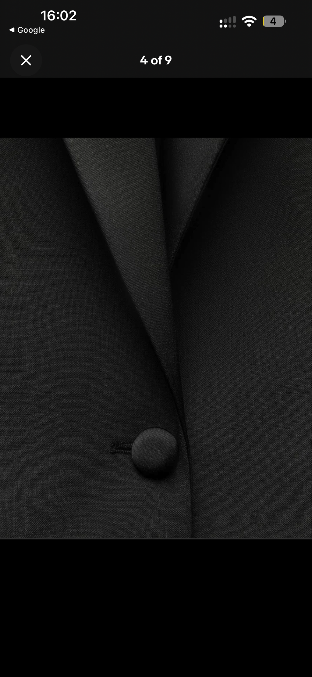Zara black show blazer