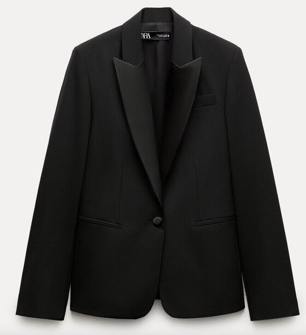 Zara black show blazer