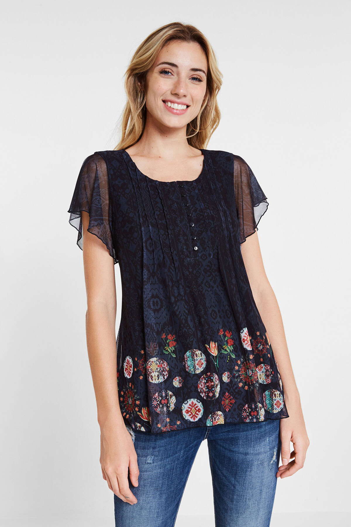 BOHO TULLE T-SHIRT