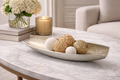 PLATEAU DÉCORATIF LUXE EN MÉTAL – DESIGN BATEAU DORÉ | MAXIM WORLD