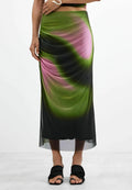 [X6] PENCIL KNIT SKIRT