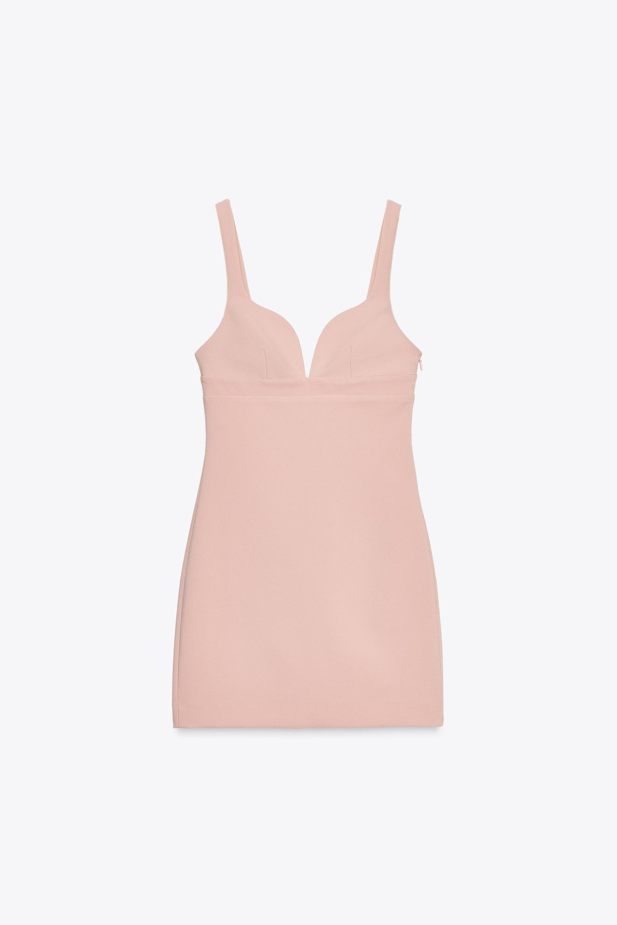[E4] BOW ELASTIC SHORT DRESS
