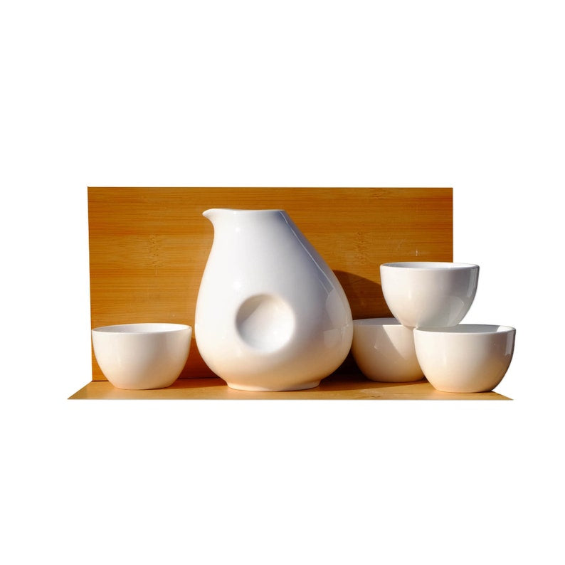 WHITE PENGUIN SET 4 CUPS