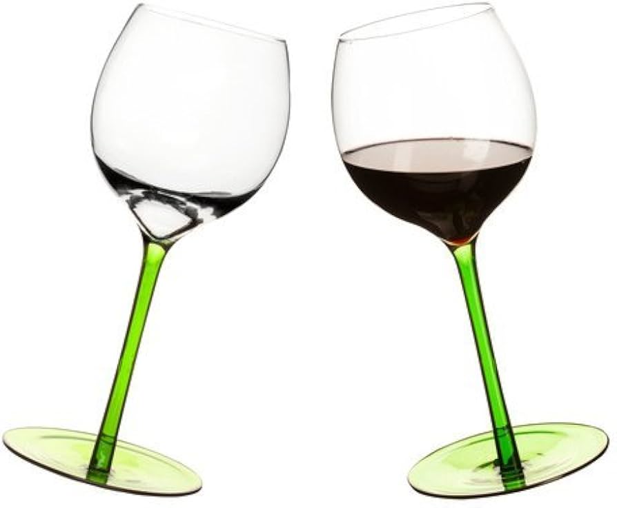 ROCKING GLASS GREEN PACK OF 2