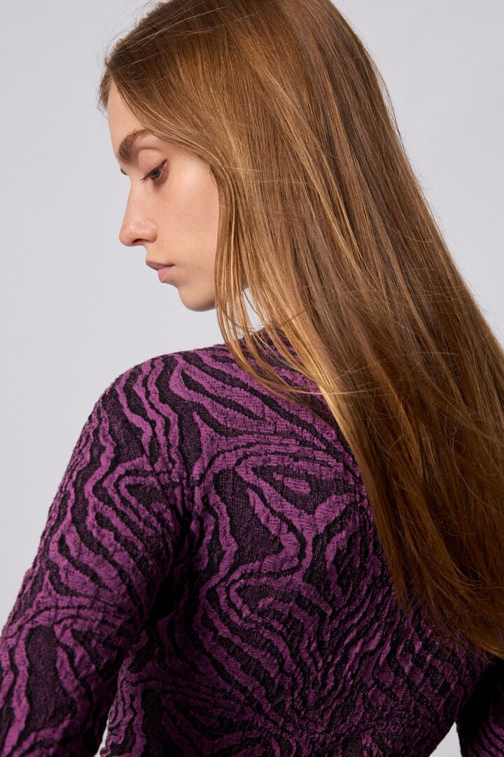 DRAPED WAVE DRESS