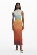 OMBRE TULLE DRESS