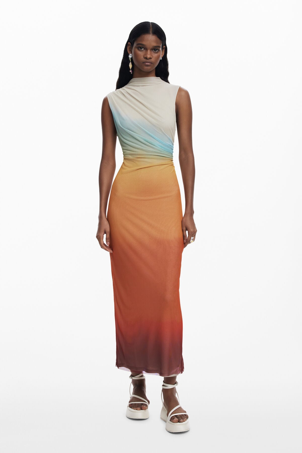 OMBRE TULLE DRESS