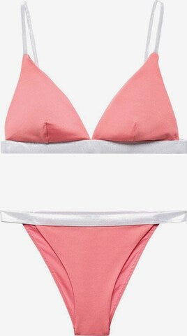 Triangle bikini rose set