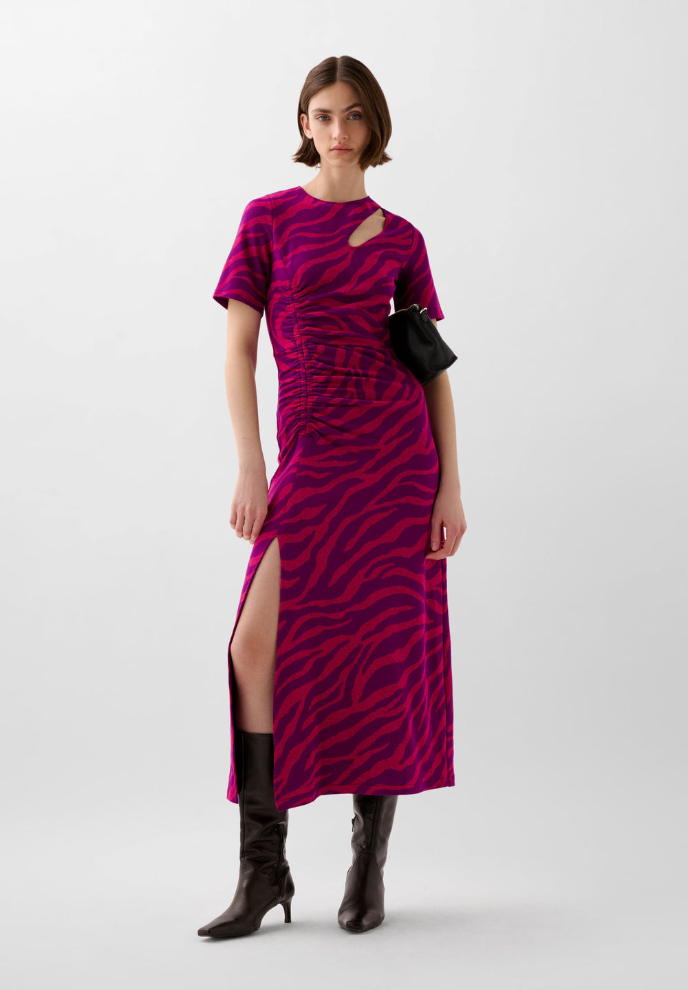 ANIMAL PRINT OPENING DRESS