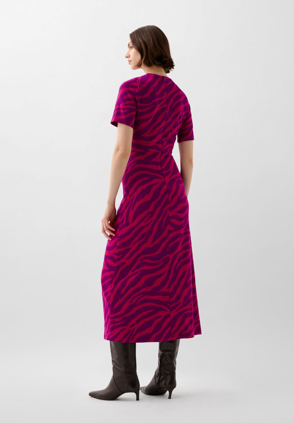ANIMAL PRINT OPENING DRESS