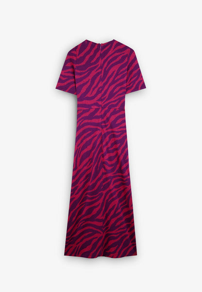 ANIMAL PRINT OPENING DRESS
