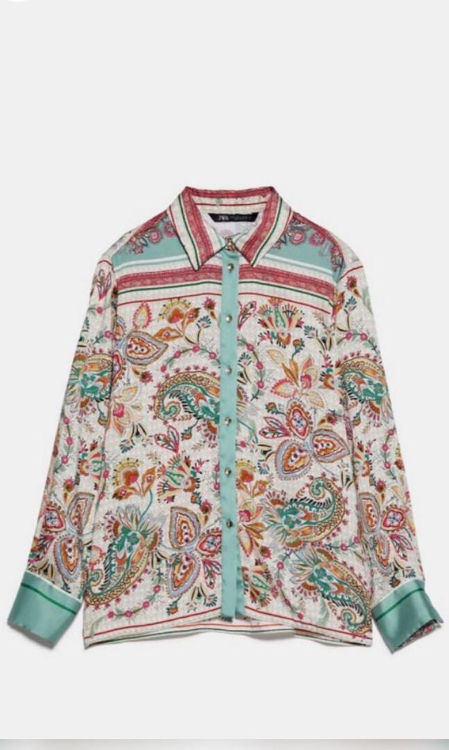 [A2] FLORAL PRINT BUTTON-UP SHIRT