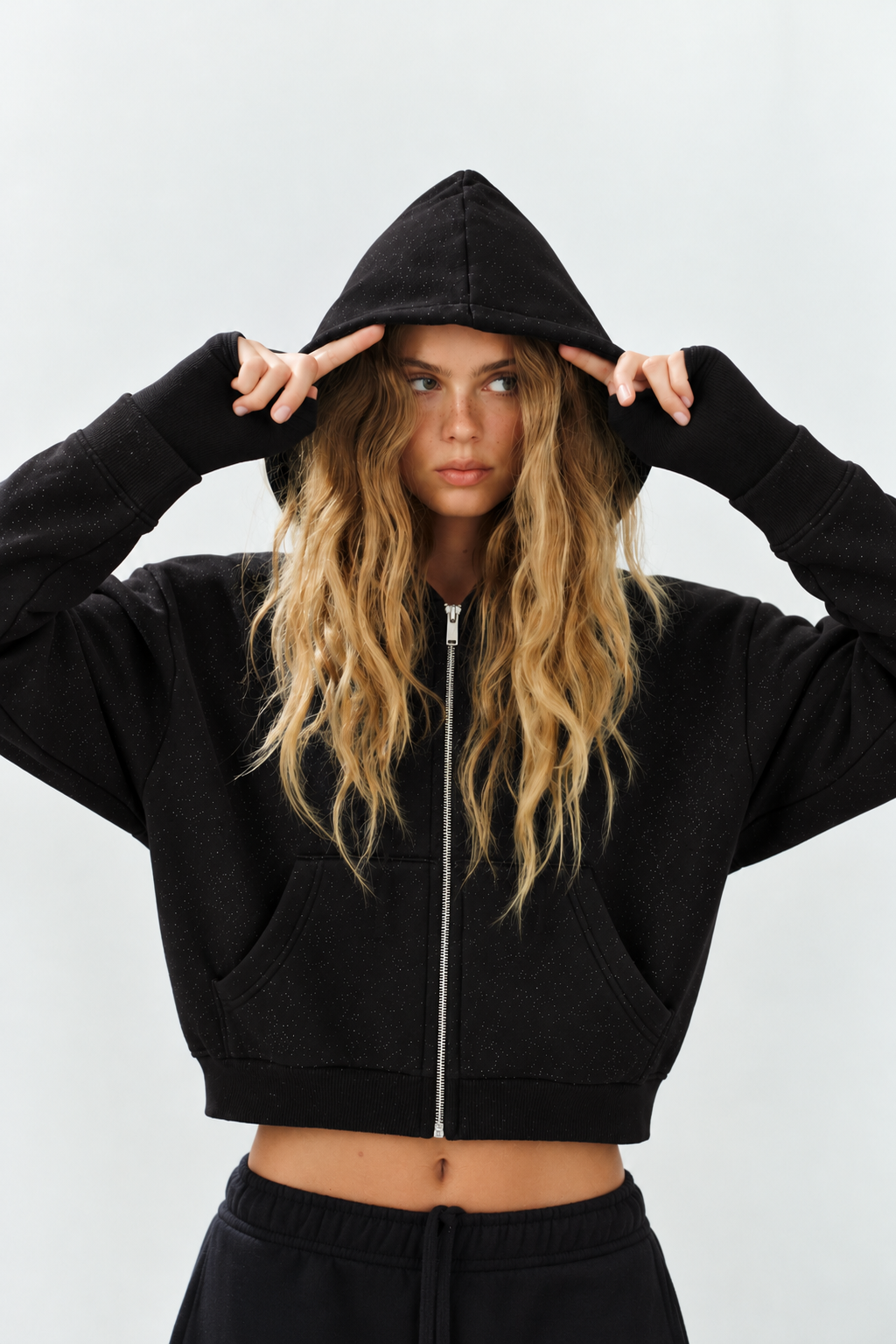 SPARKLY HOODIE