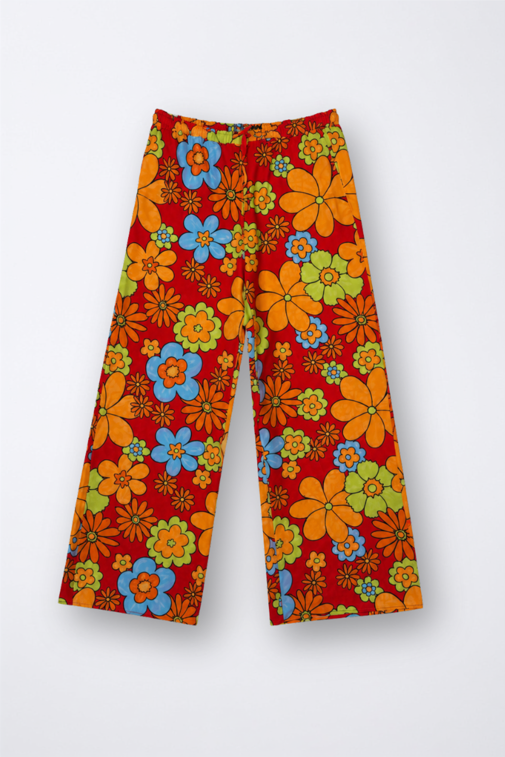 [C9] FLOWY FLORAL PRINTED PANTS