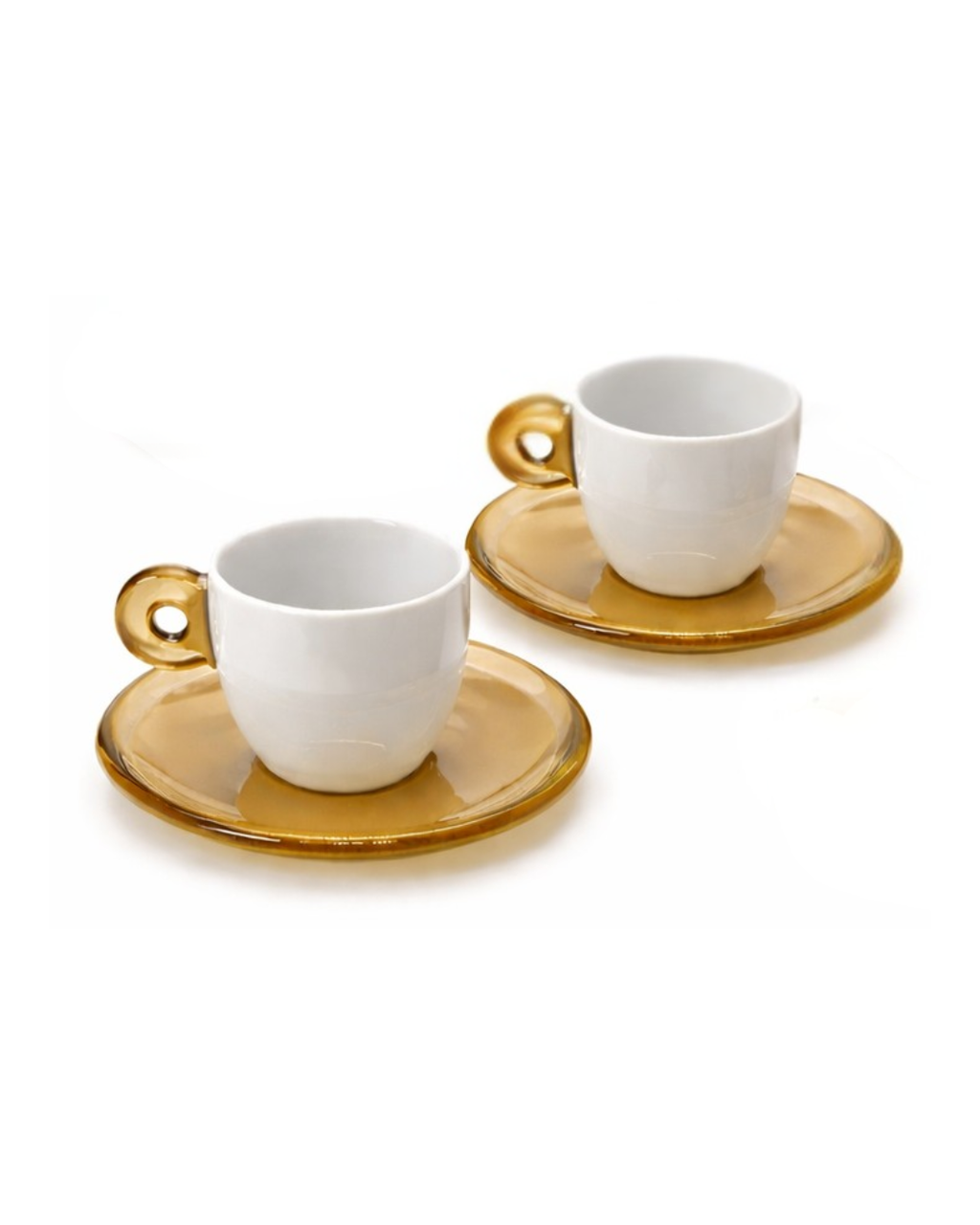 2/6 TASSES À CAFÉ AVEC SOUCOUPE EVERYDAY | GUZZINI