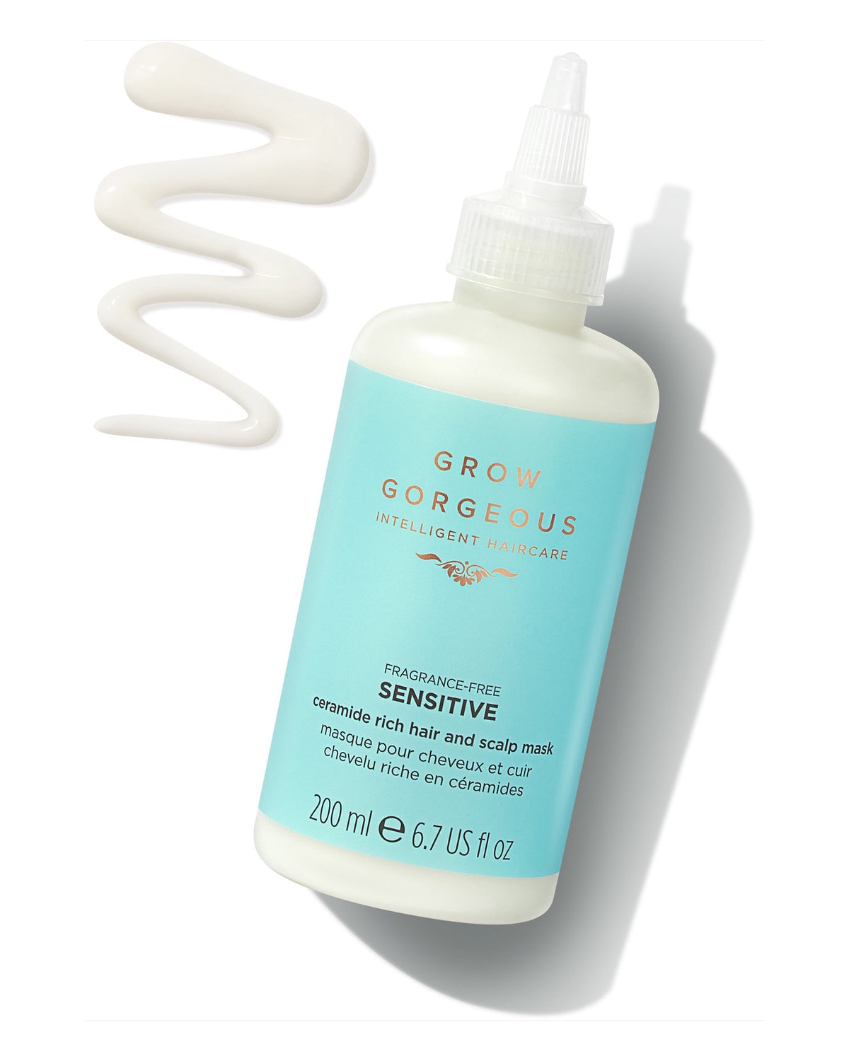 Texture du masque cuir chevelu Grow Gorgeous Sensitive sans parfum
