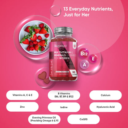 Multivitamin Gummies for Women | 90 Gummies