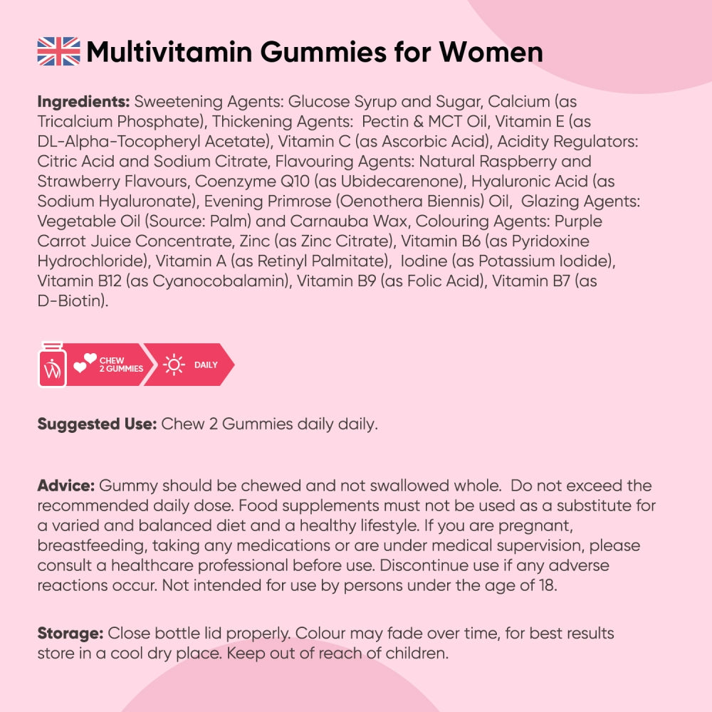 Multivitamin Gummies for Women | 90 Gummies