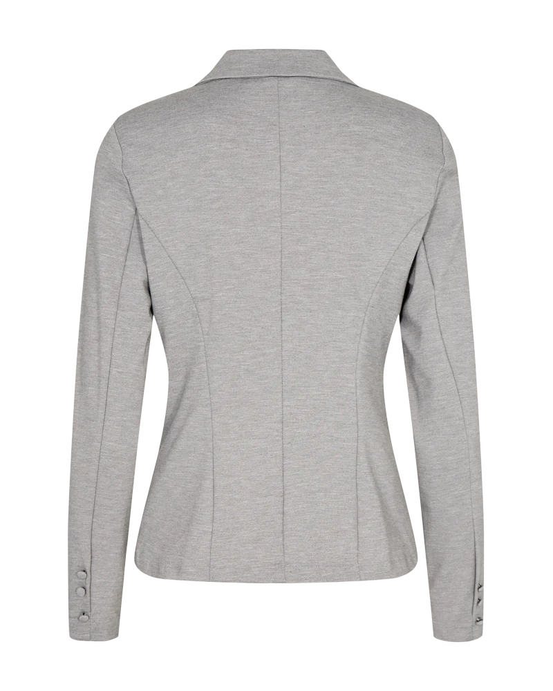 FORM-FITTING BLAZER - GREY