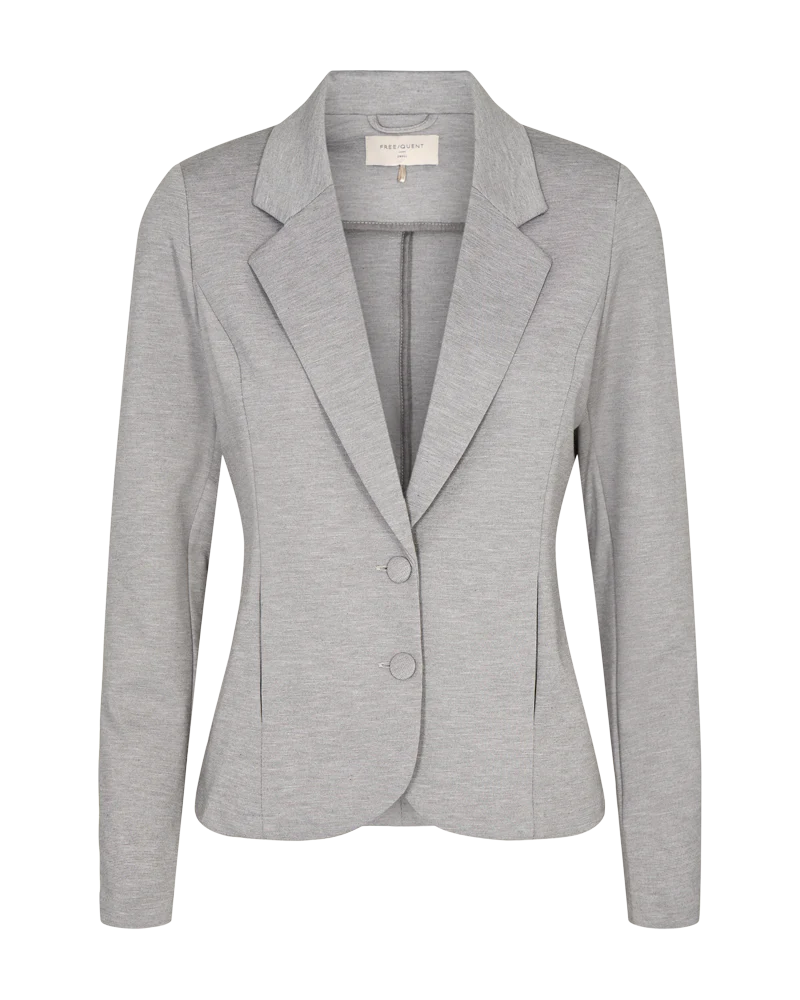 FORM-FITTING BLAZER - GREY