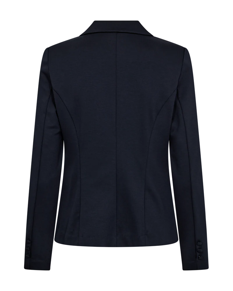 FORM-FITTING BLAZER - BLUE