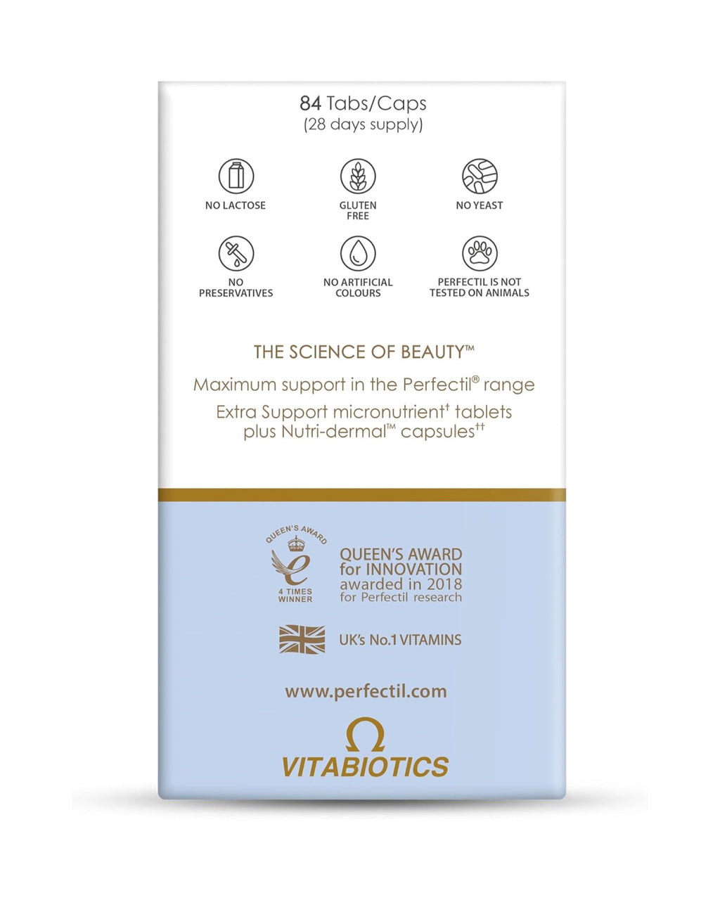 Perfectil Max Vitabiotics – programme de 28 jours et caractéristiques