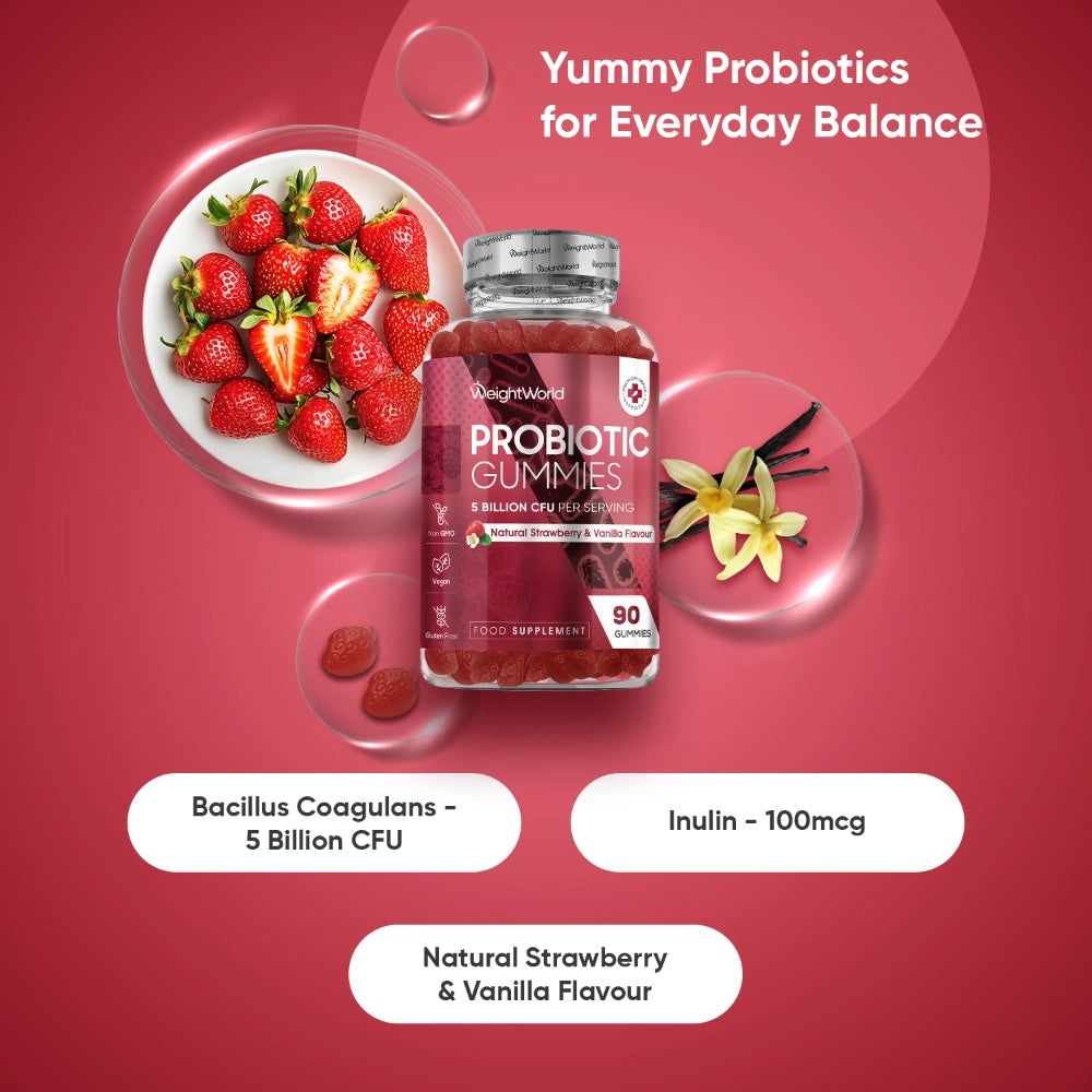 PROBIOTIC GUMMIES | 5 BILLION CFU 90 GUMMIES