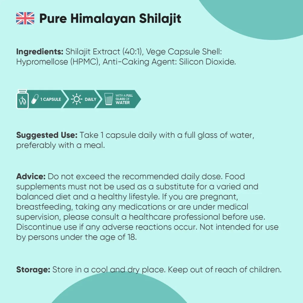 PURE HIMALAYAN SHILAJIT CAPSULES SHOP | 20,000MG 180 CAPSULES