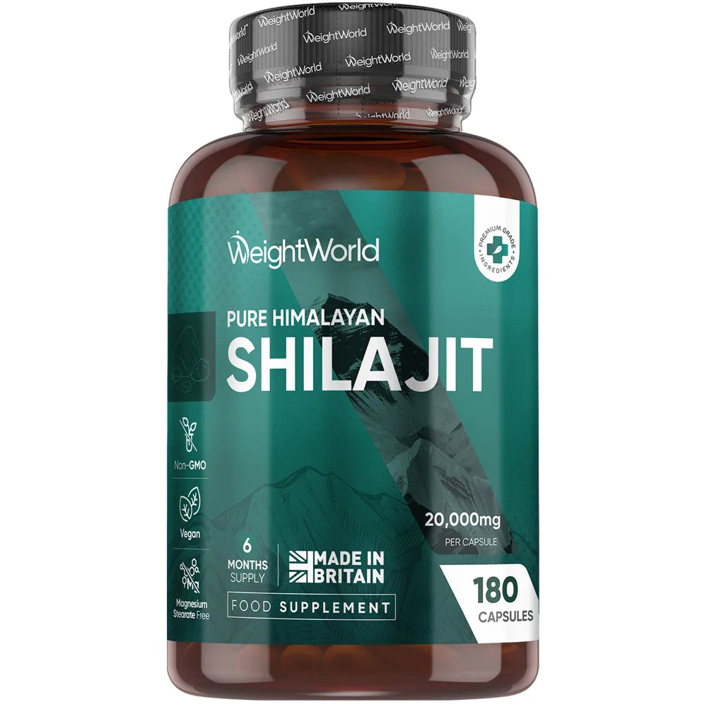 PURE HIMALAYAN SHILAJIT CAPSULES SHOP | 20,000MG 180 CAPSULES