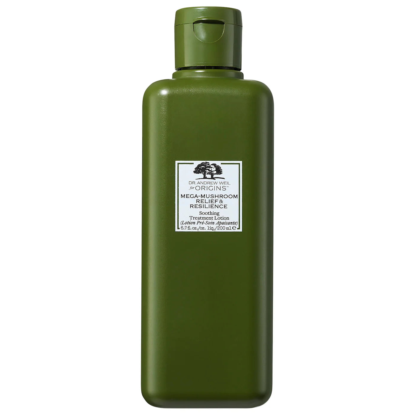 ORIGINS MEGA-MUSHROOM SOOTHING TREATMENT LOTION – LOTION APAISANTE PEAUX SENSIBLES – REISHI MUSHROOM – 200 ML