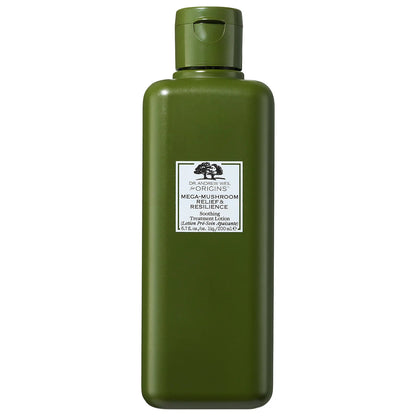 ORIGINS MEGA-MUSHROOM SOOTHING TREATMENT LOTION – LOTION APAISANTE PEAUX SENSIBLES – REISHI MUSHROOM – 200 ML