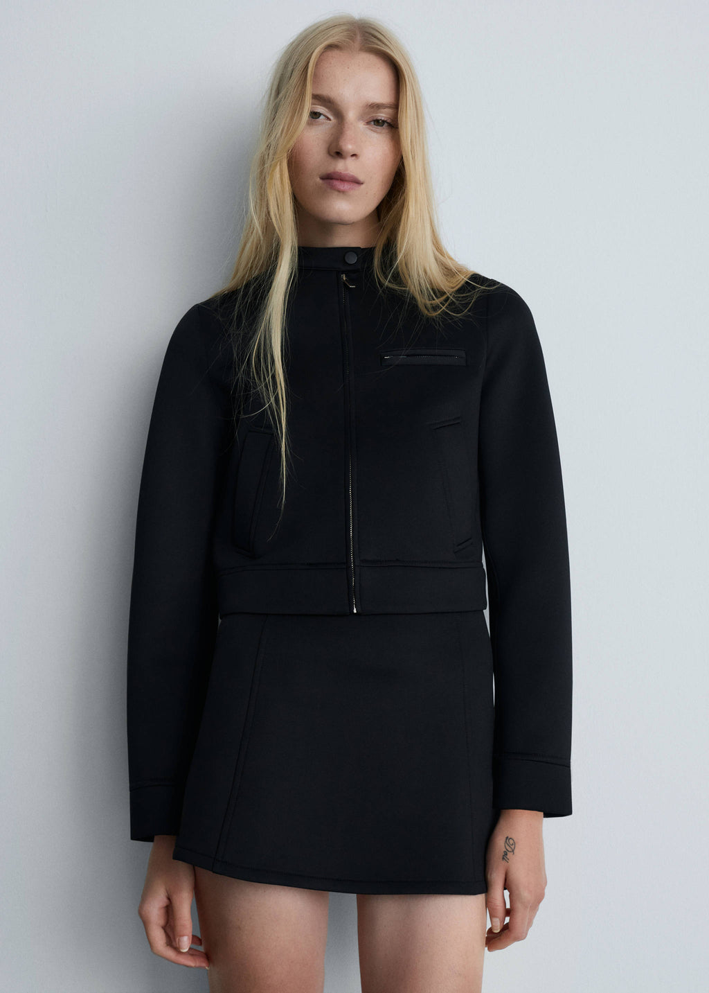 Veste courte Mango noire