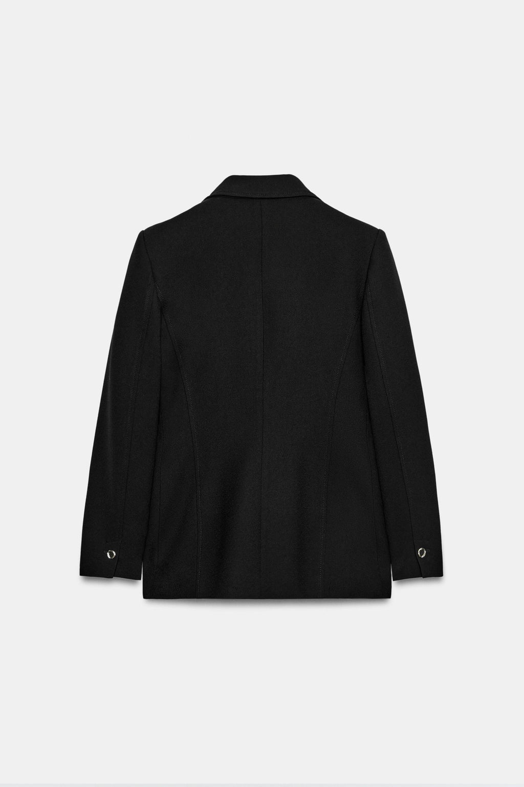 Blazer Zara noir cintré — vue de dos