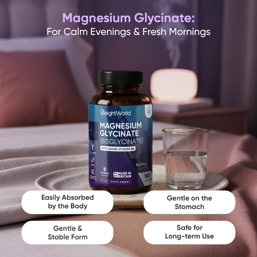 Magnesium Glycinate (Bisglycinate) Capsules