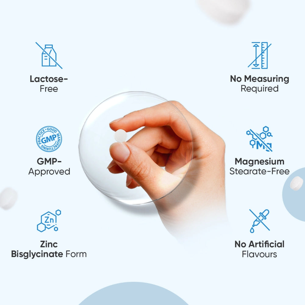 Zinc Bisglycinate Tablets | 50mg 400 Tablets